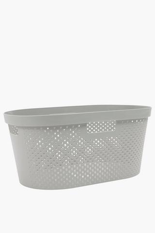 Dotted Tote Utility Basket, 40l