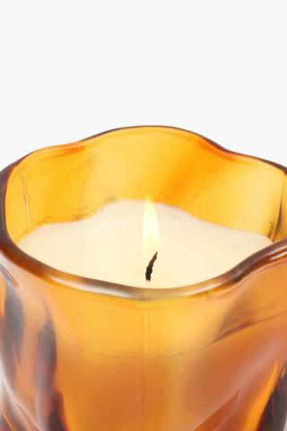 Curved Glass Candle