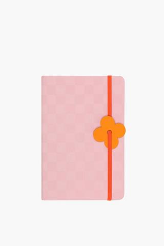 Checkered Flower Journal A5