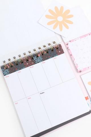 Floral Weekly Organiser Set