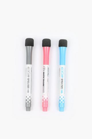 3 Pack Whiteboard Colour Markers