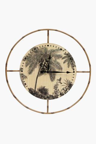 Bamboo Classic Clock, 60cm