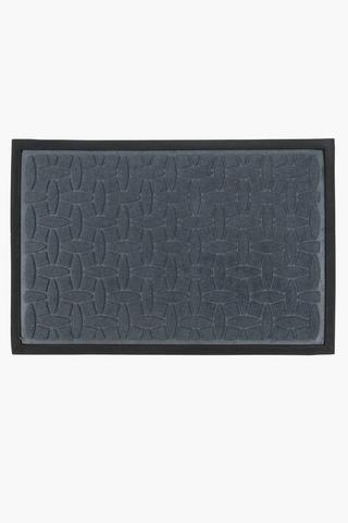 Polyester Geometric Door Mat, 40x60cm