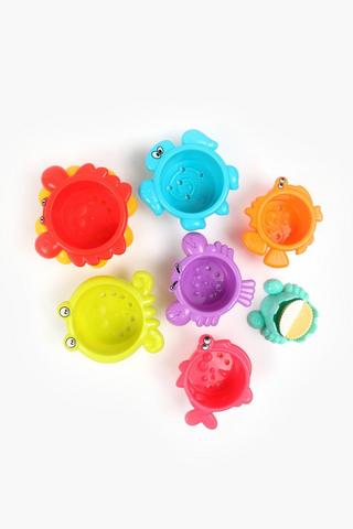 Fish Stacking Bath Cups