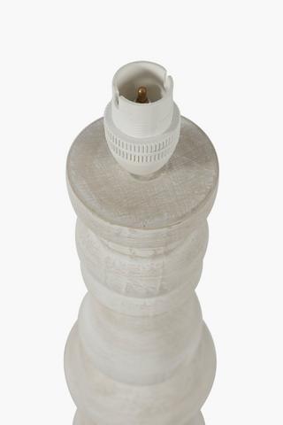 Ava Wooden Lamp Base, B22