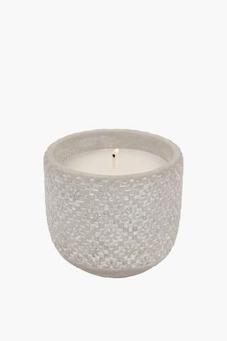 Citro Textured Candle, 11x12cm