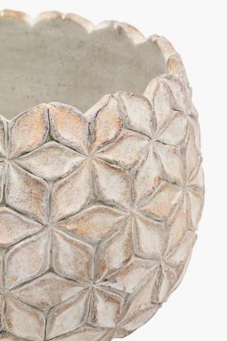 Flower Cut Planter, 24x18cm