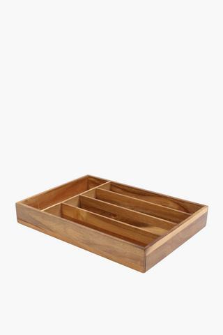 Acacia Cutlery Tray