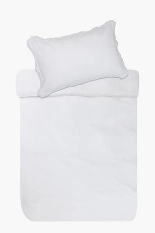 Soft Touch Scalloped Border Duvet Cover Set