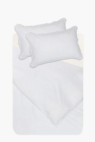 Soft Touch Scalloped Border Duvet Cover Set