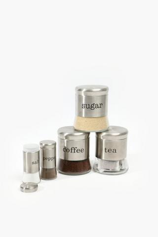 5 Piece Glass Storage Set