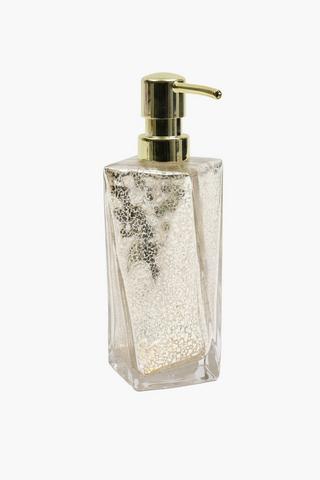 Crackle Glass Soap Dispenser