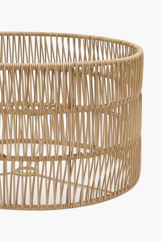 Zora Woven Drum Lampshade, 35x20cm