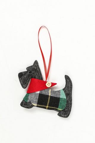 Scotty Felt Hanging Decor, 12cm
