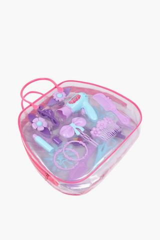 Hair Dryer And Cosmetic Set Toy Bag