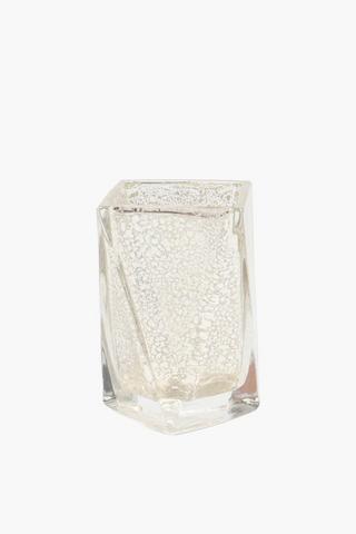 Crackle Glass Bath Tumbler