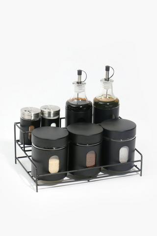 7 Piece Kitchen Storage Set With Stand