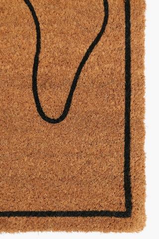 Coir Shaped Dog Mat