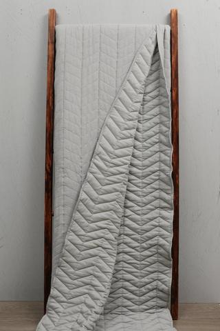 Soft Touch Washed Crinkle Chevron Quilt