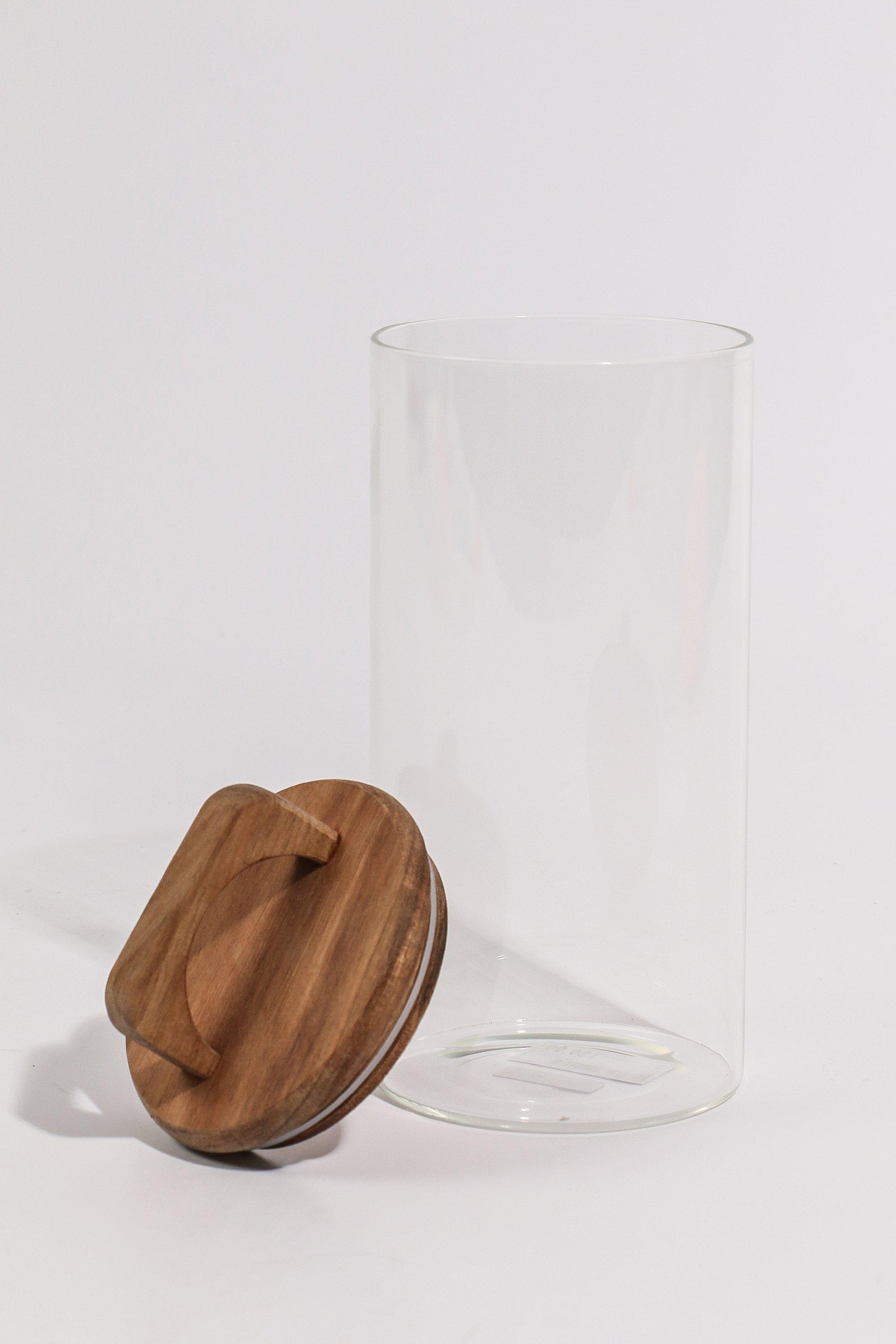 Acacia Lid Glass Jar, 1.4l | Mr Price Home