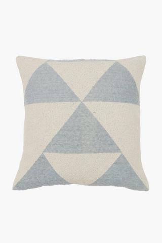 Chenille Geometric Scatter Cushion, 50x50cm