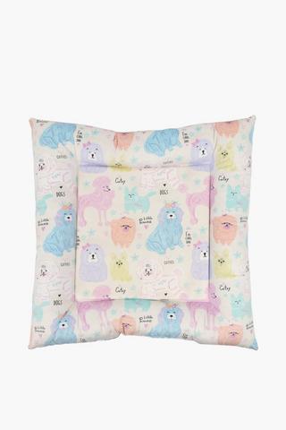 Square Audrey Floral Pet Bed Medium, 70x70cm