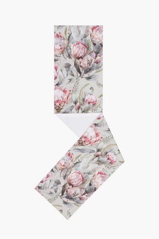 Protea Cotton Table Runner