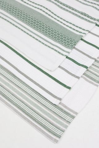 3 Pack Stripe Cotton Tea Towels