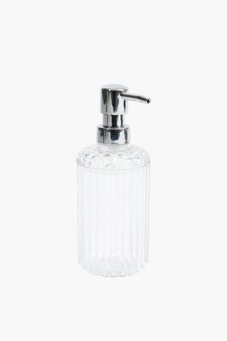 Flute Clear Soap Dispenser