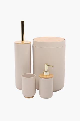 Polypropylene Bamboo Base Bath Tumbler