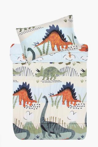 Soft Touch Dino Reversible Comforter Set