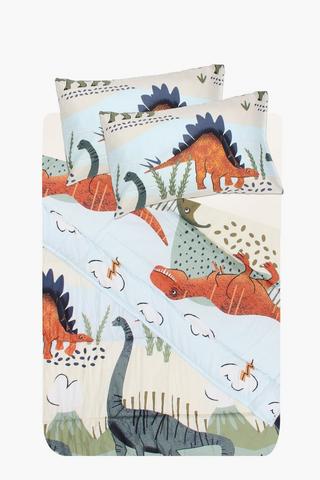 Soft Touch Dino Reversible Comforter Set