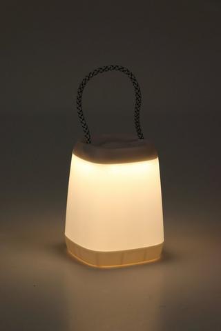 Rope Plastic Lantern, 9x12cm