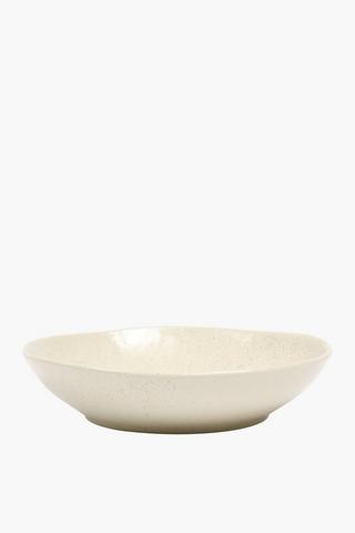 Irregular Glaze Stoneware Salad Bowl