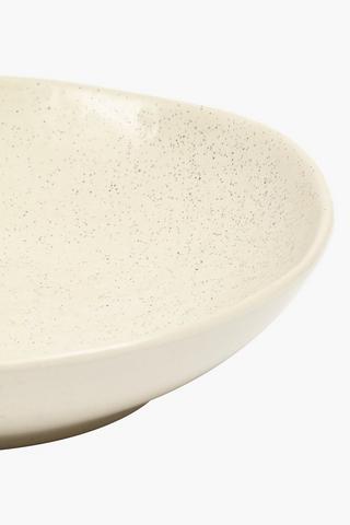 Irregular Glaze Stoneware Salad Bowl