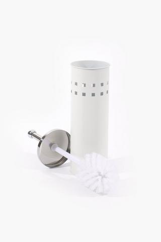 Cut Metal Toilet Brush Set