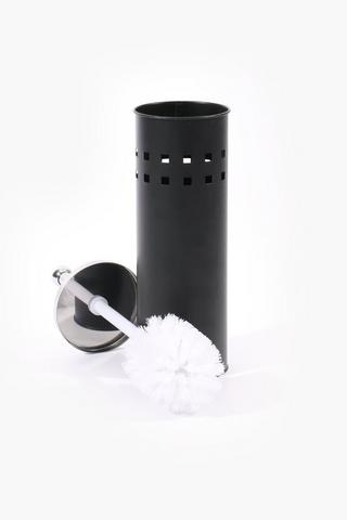 Cut Metal Toilet Brush Set
