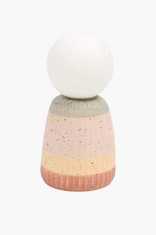 Nevada Ceramic Lamp, 19x8cm
