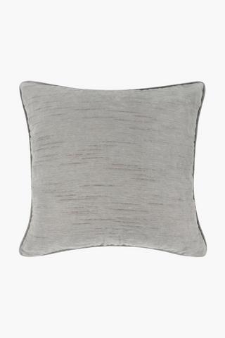 Premium Chenille Ribbed Feather Scatter Cushion, 60x60cm