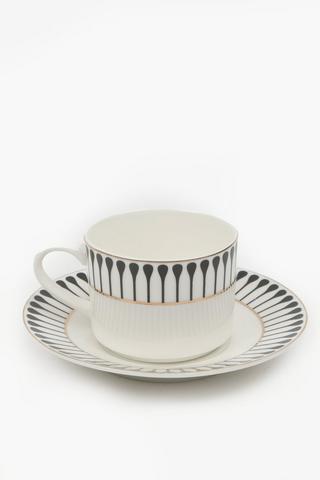 Gia New Bone China Cup And Saucer Set