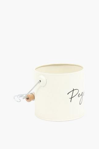 Metal Pegs Caddy
