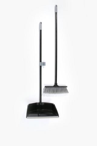 Long Handle Broom And Dustpan Set 
