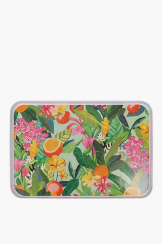 Kinsey Floral Melamine Tray, Large
