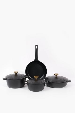 7 Piece Cast Aluminium Cookware Set