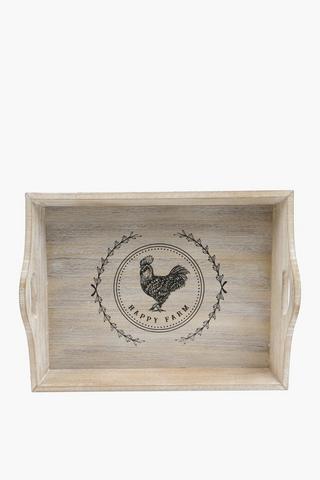 Farm Fresh Wooden Tray