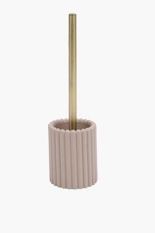 Scalloped Resin Toilet Brush