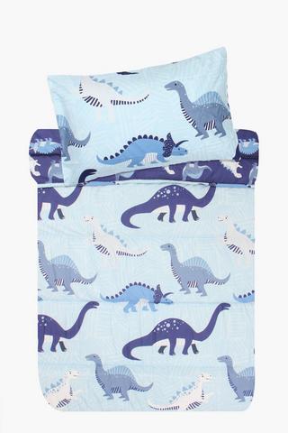 Soft Touch Dinos Reversible Comforter Set