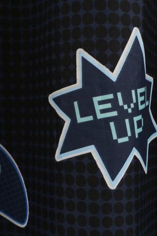 Glow In Dark Gamer Eyelet Curtain, 140x225cm