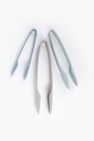 Plastic Tong Set