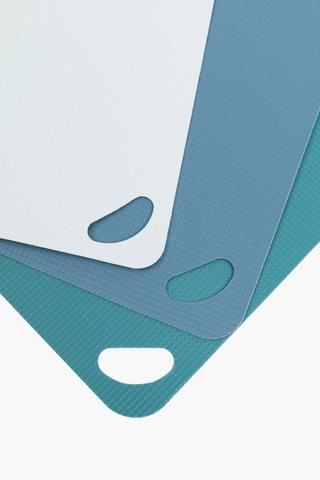 Set Of 3 Plastic Chopping Boards
